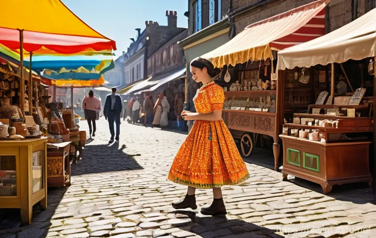 해외 직구로 빈티지 제품 구매하기 - **Prompt 1: Cozy Vintage Collector's Nook**
A young woman with shoulder-length, wavy brown hair,... 해외 직구로 빈티지 제품 구매하기 - **Prompt 1: Cozy Vintage Collector's Nook**
A young woman with shoulder-length, wavy brown hair,...
